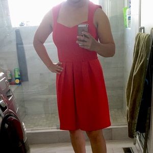 Guess tomato red cocktail dress, Pockets!